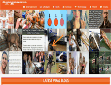 Tablet Screenshot of bloggersarena.com
